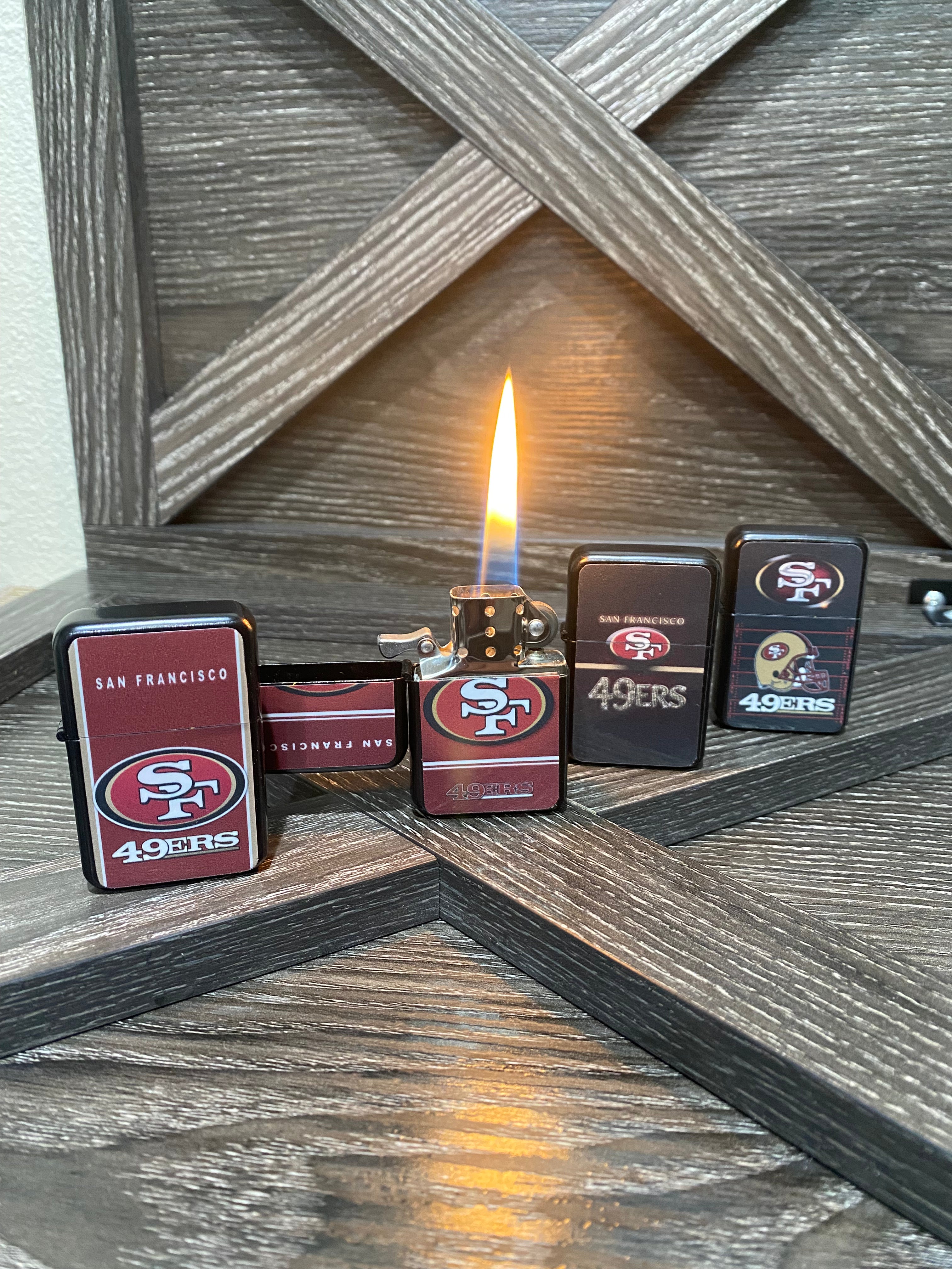 San Francisco Flip Lighters NFL fan gift idea