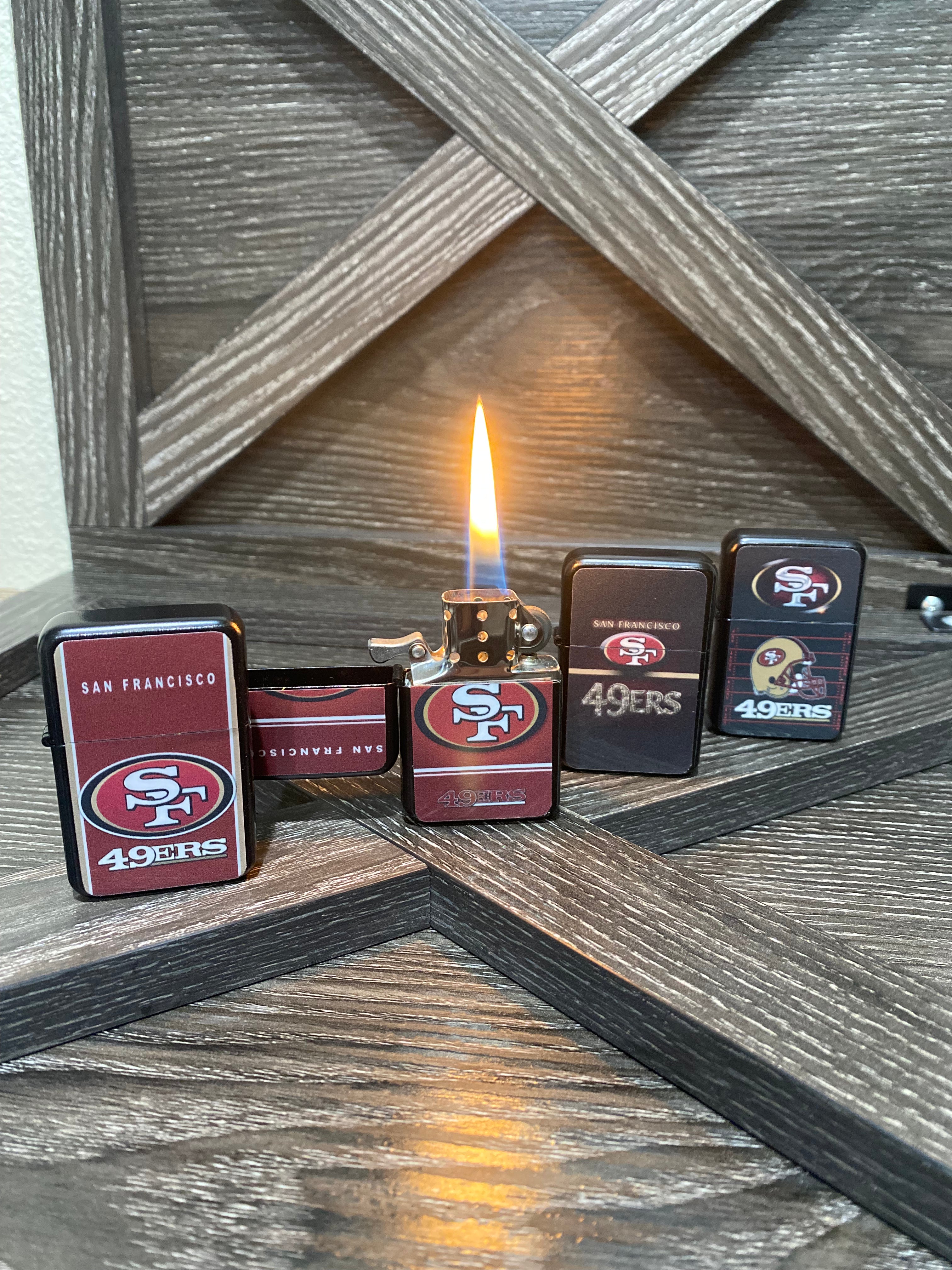 San Francisco Flip Lighters NFL fan gift idea