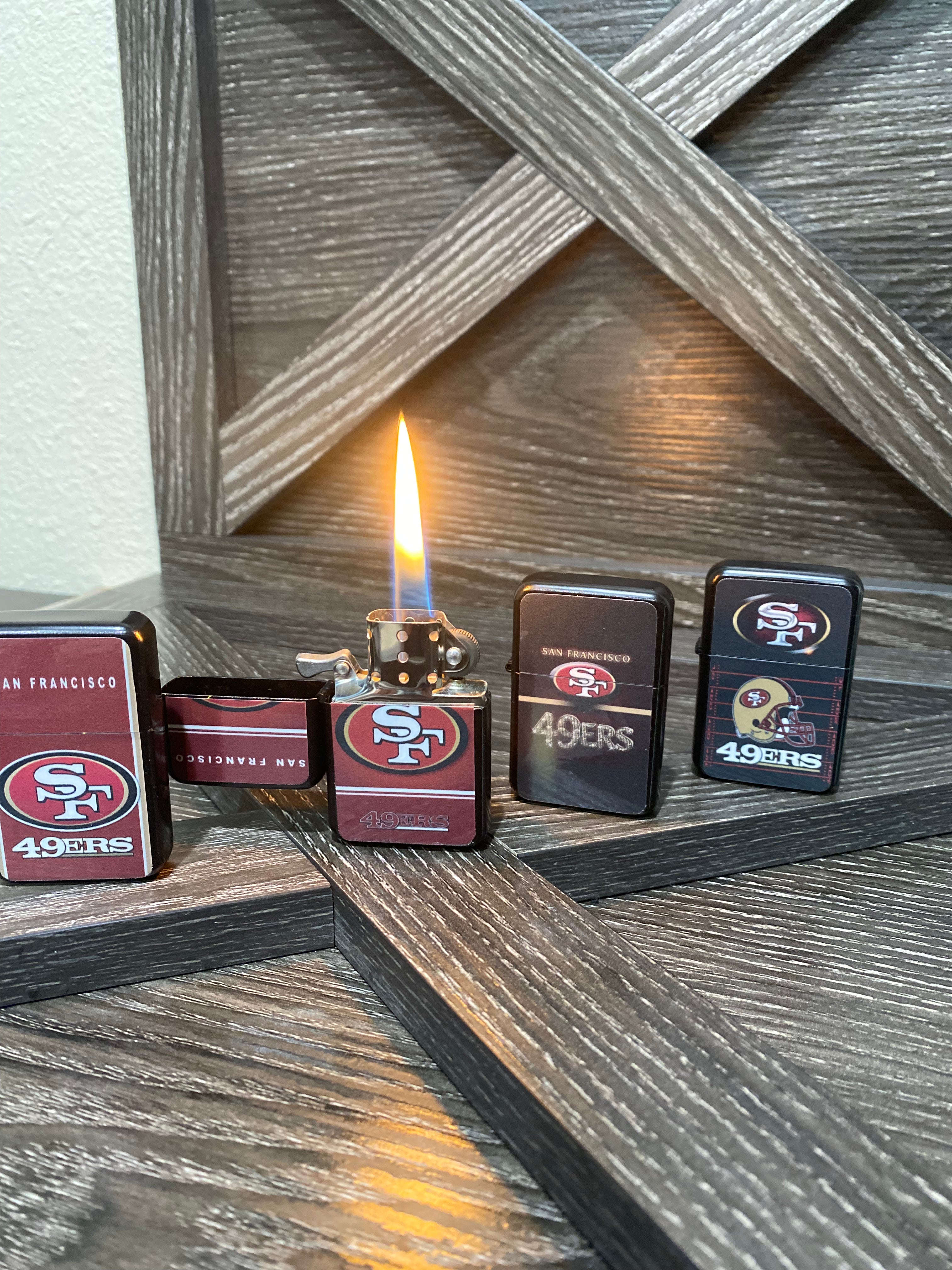 San Francisco Flip Lighters NFL fan gift idea