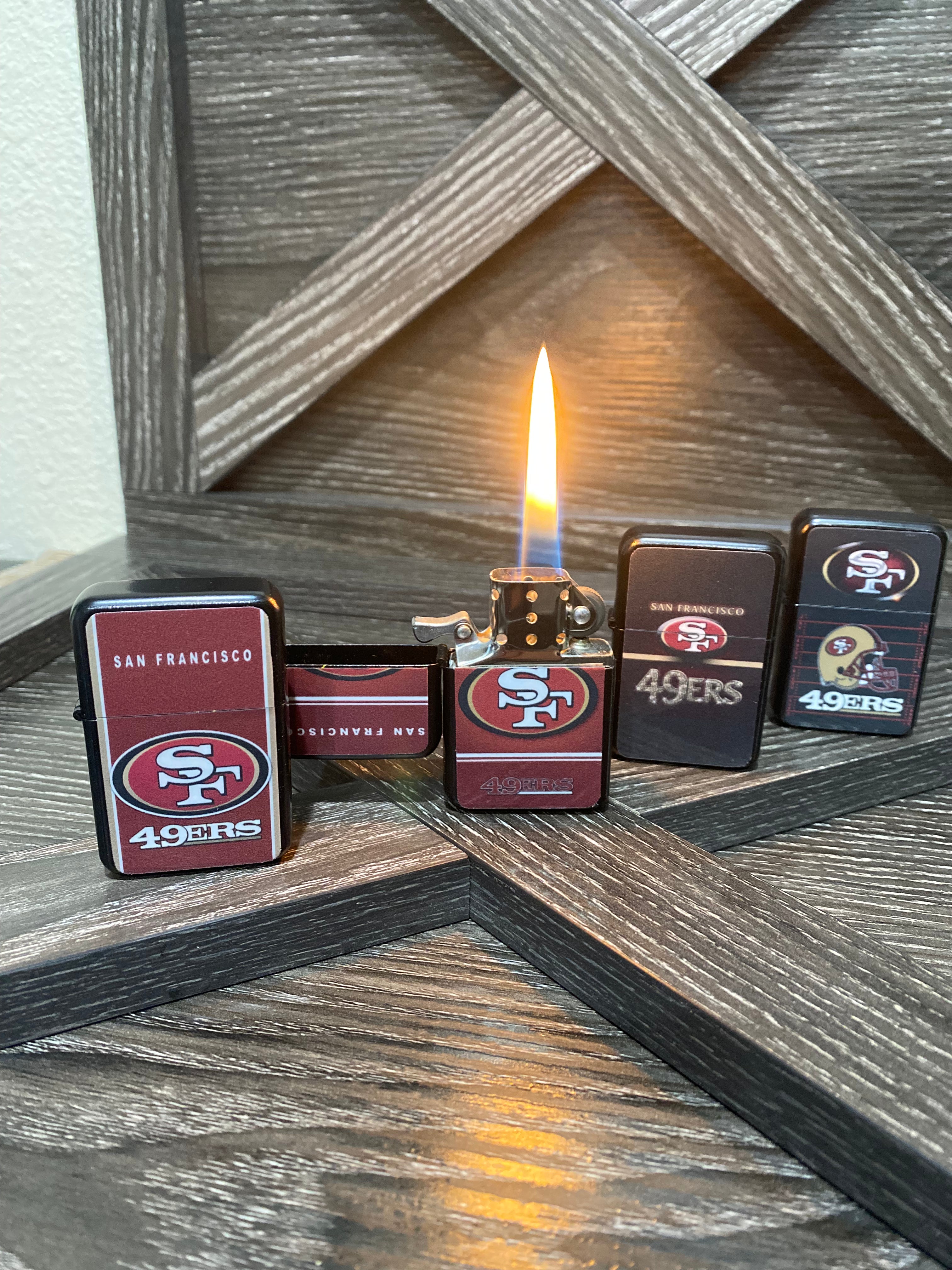 San Francisco Flip Lighters NFL fan gift idea