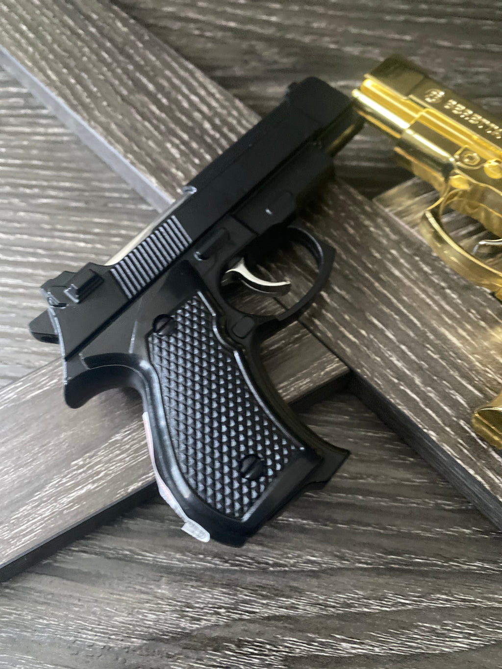 9MM Toy Gun Style Torch Refillable Lighter Adjustable Jet Flame