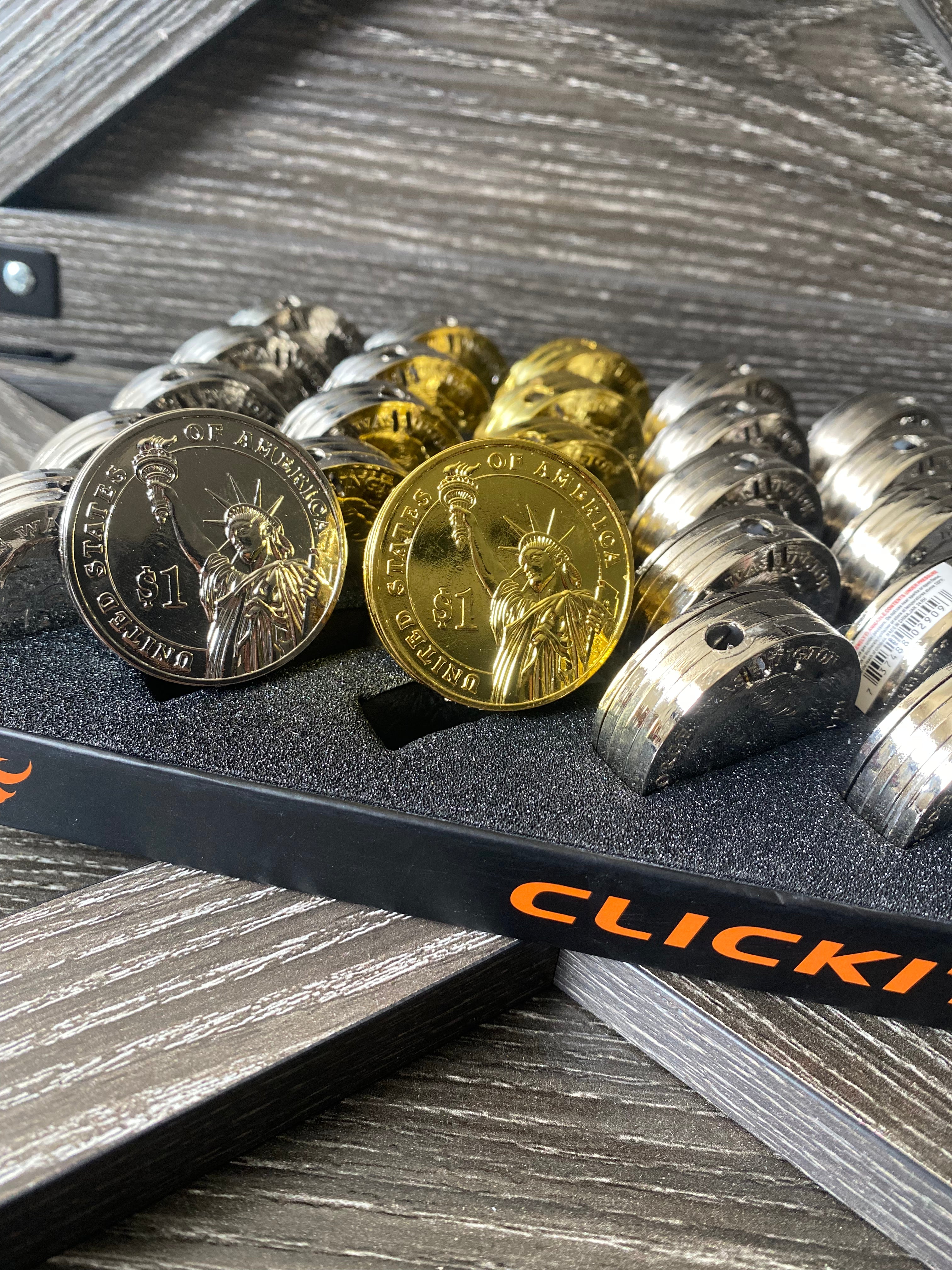 Gold & Silver US Dollar Flip Torch Lighter