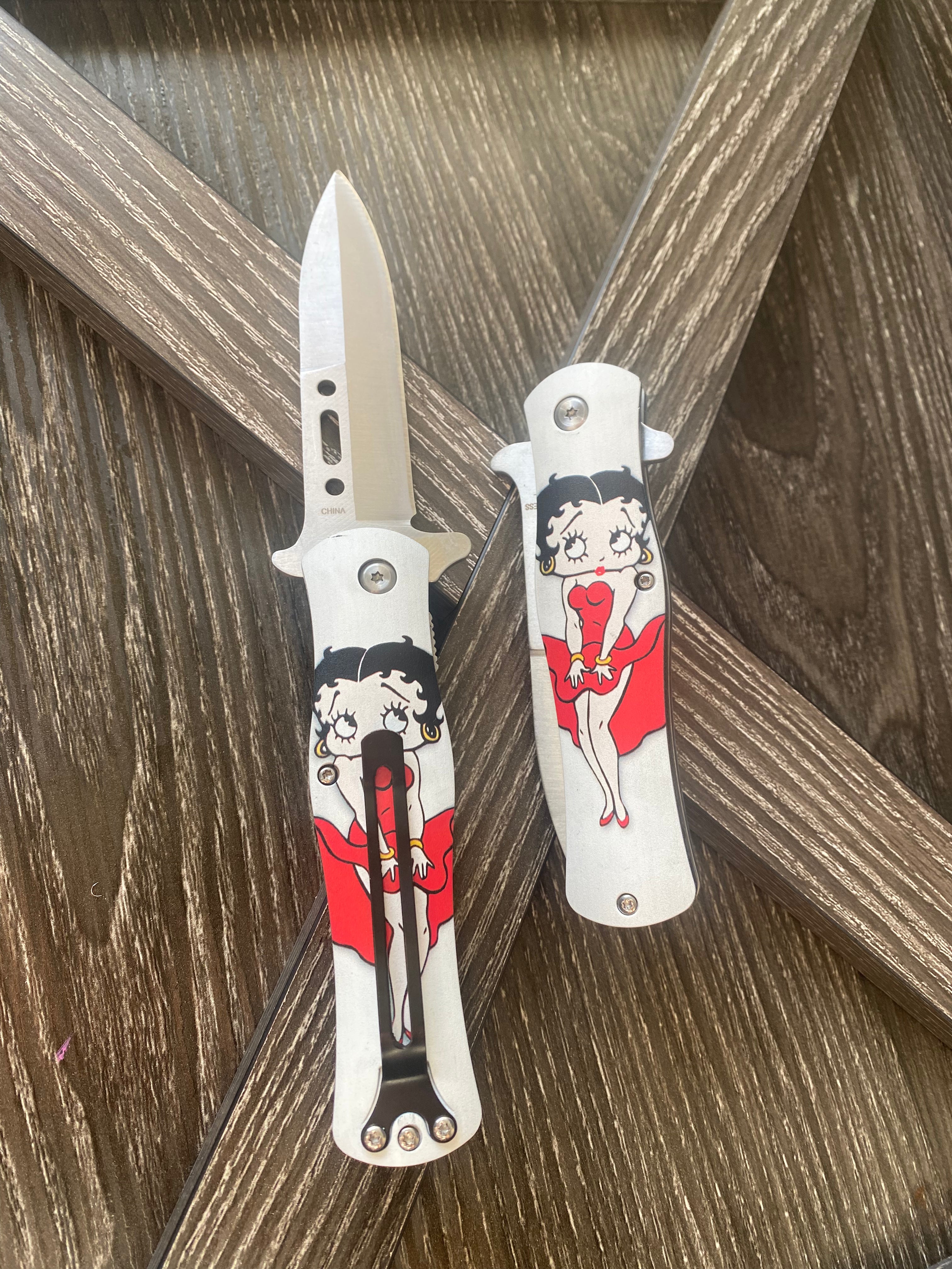 Betty Boop Tactical Knife