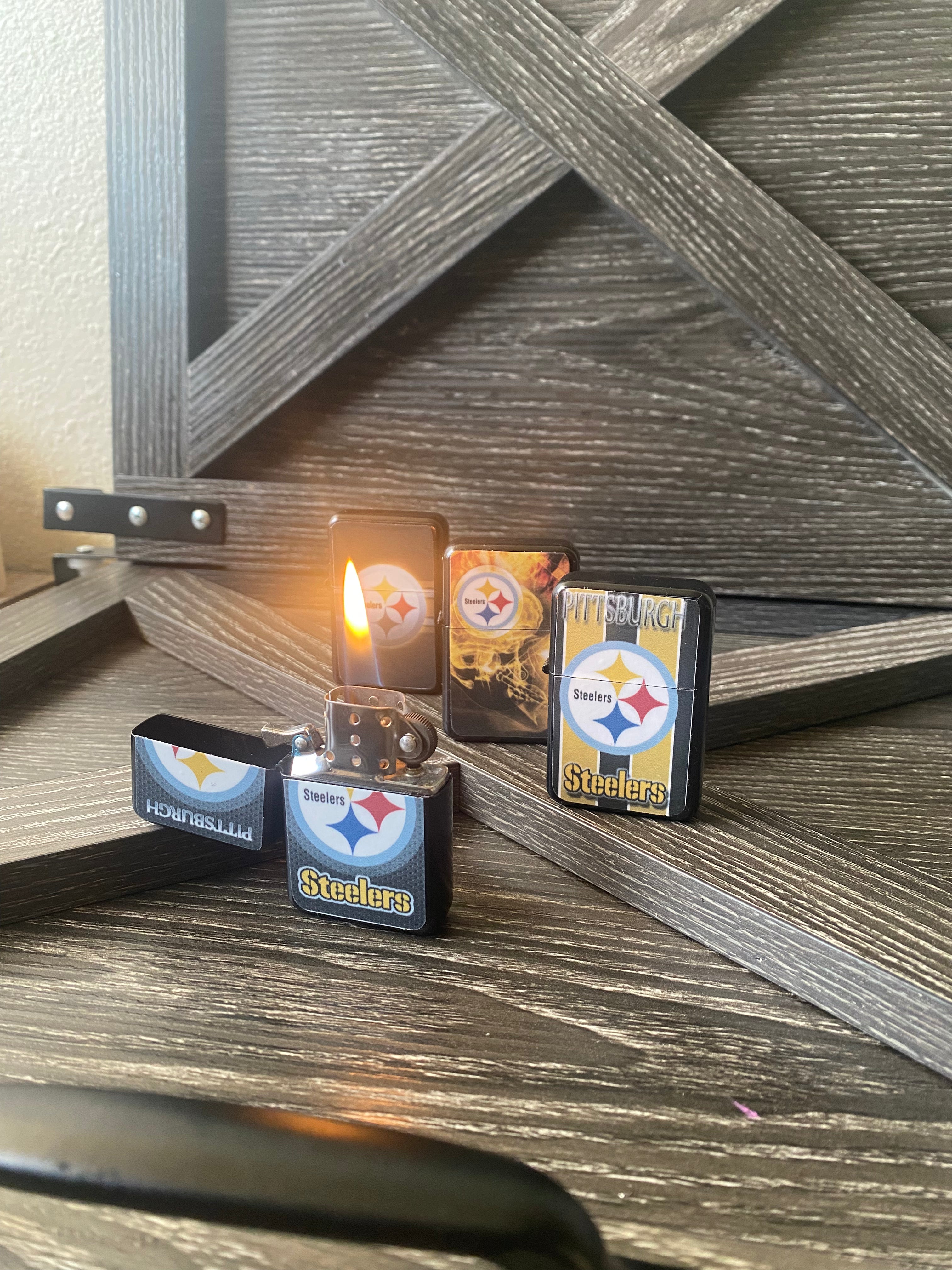 NFL Steerlers Flip Torch Lighter
