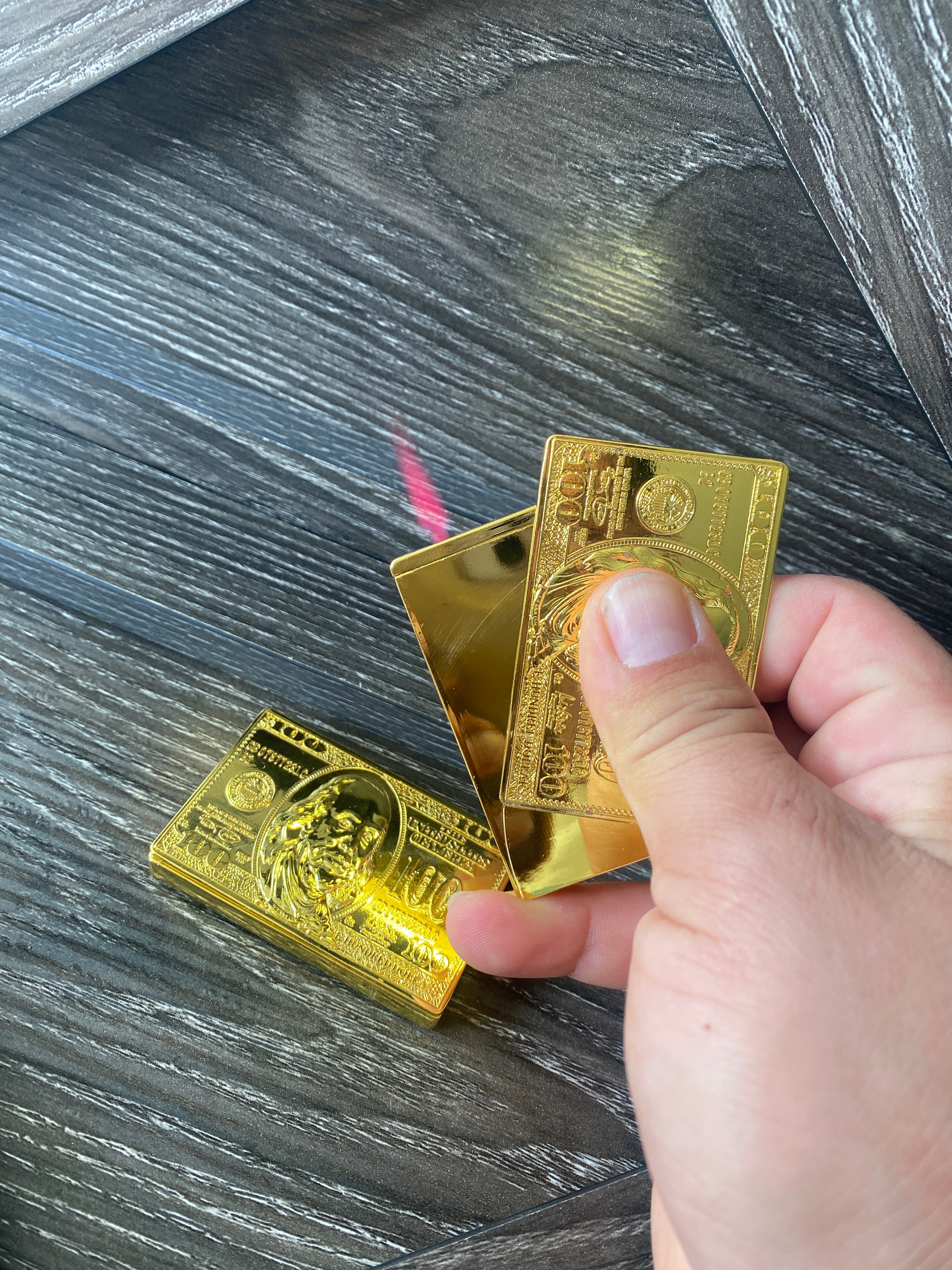 Gold Money Flip Torch Lighter