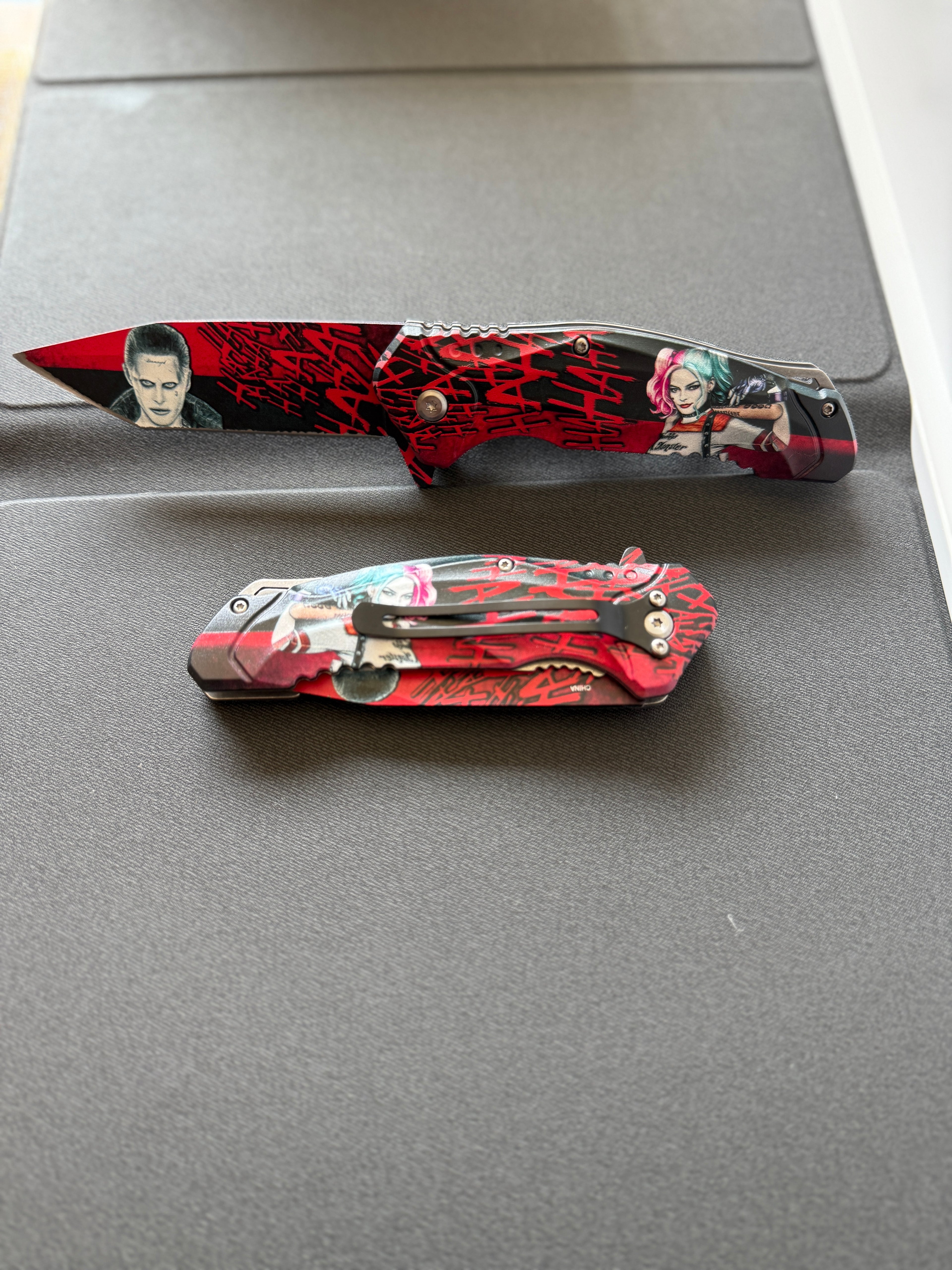 Harley Quinn & Joker Knife Tactical Folding Knife
