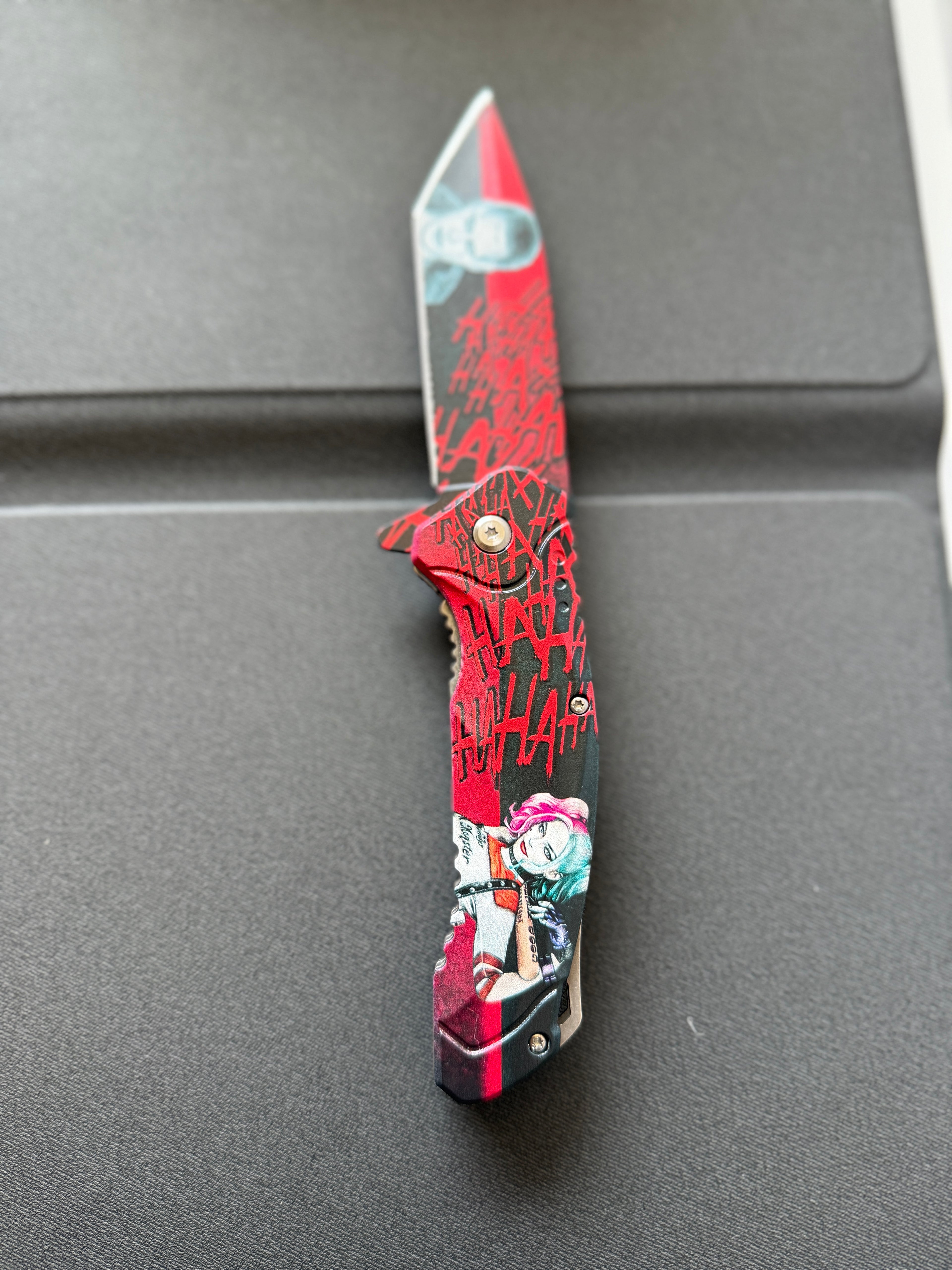 Harley Quinn & Joker Knife Tactical Folding Knife
