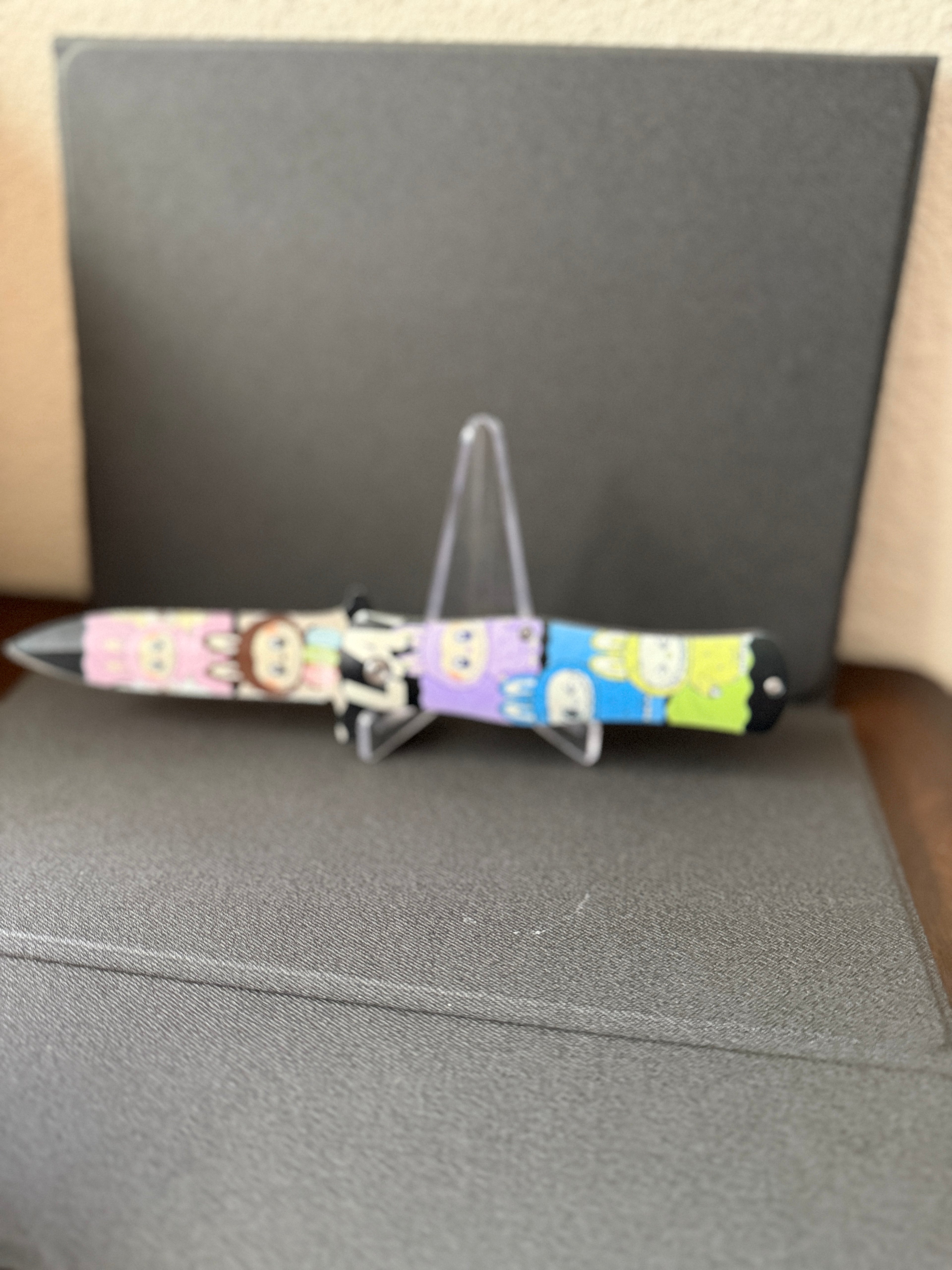 Labubu Monster Tactical Knife edc collectible folding knife