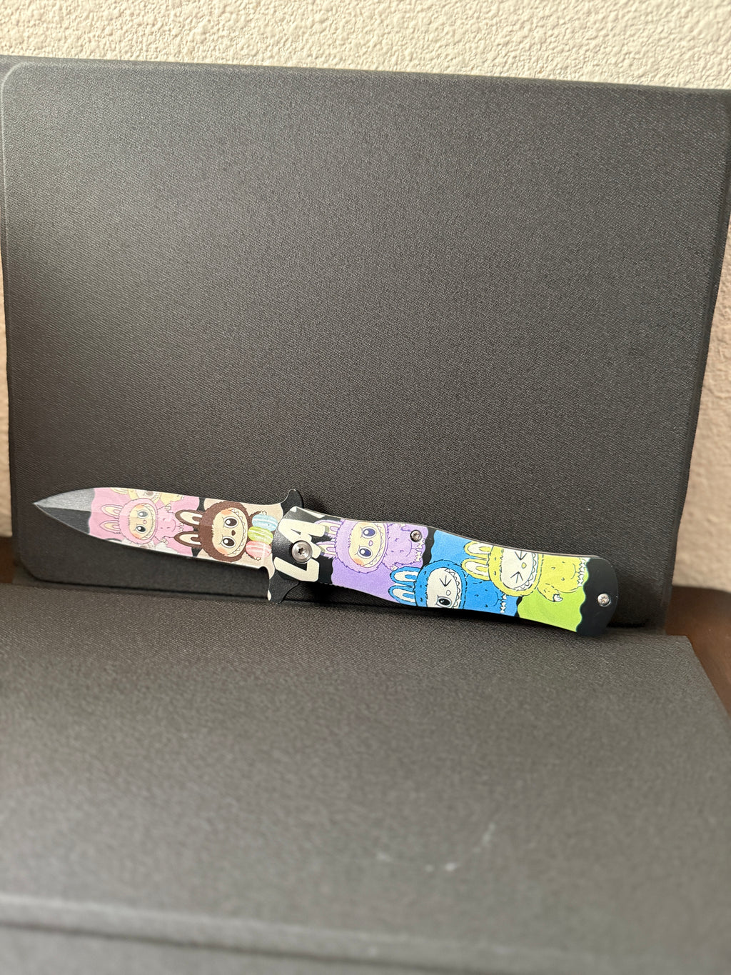 Labubu Monster Tactical Knife edc collectible folding knife